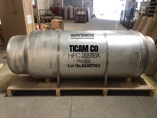 HFC-227EA (FM-500) Lot No. 92407063, Waysmos - in order to TICAM CO